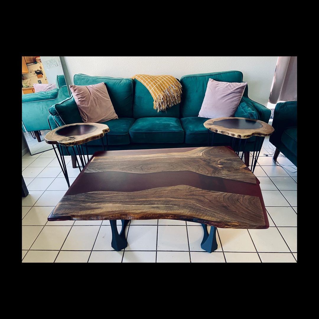 Customer photo review of Metal Bench Legs - 110 Oria - 13W, 16H inch - Set of 2 pcs - Flowyline