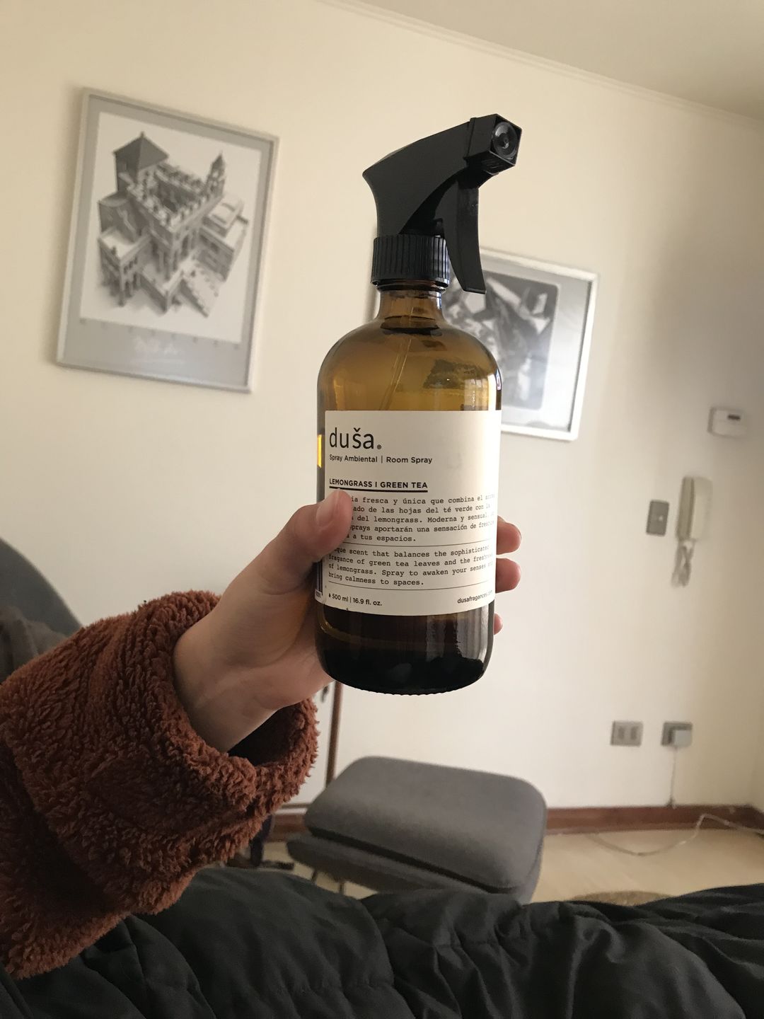 Customer photo review of Lemongrass I Green Tea Room Spray 500 ml