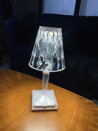 Customer photo review of Lampada effetto cristallo touch