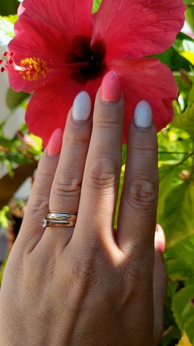 Customer photo review of Gel polish "Didier Lab", Unicorn, Milkshake 10 ml