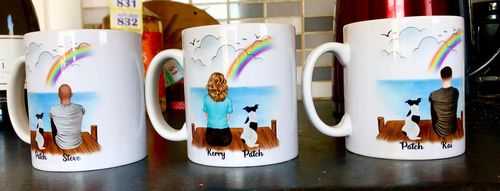 Customer photo review of Man & Dogs - Best Friends Personalised Mug