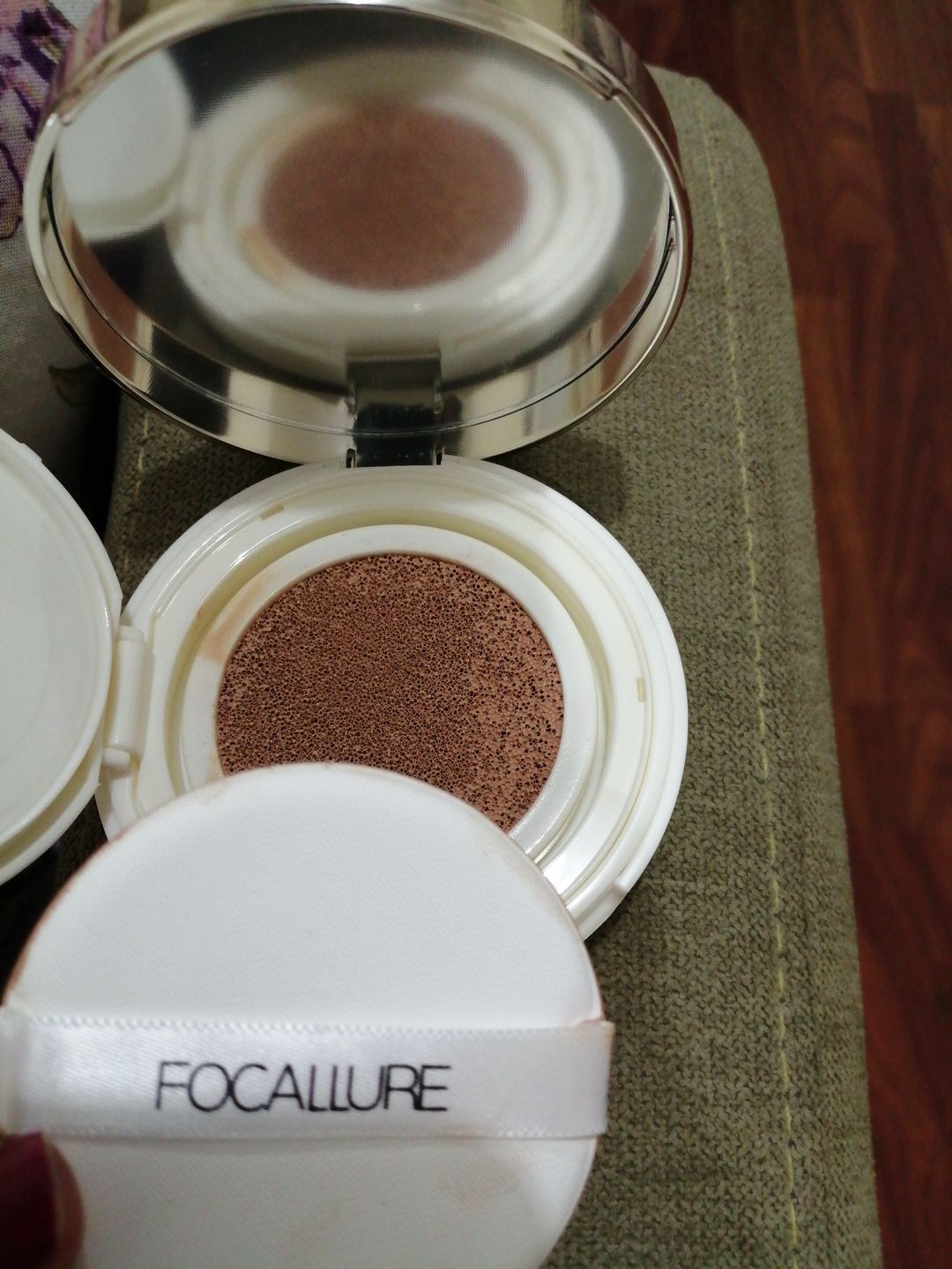 Customer photo review of Matte Air Cushion Foundation