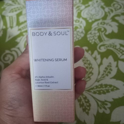 Customer photo review of Whitening Serum