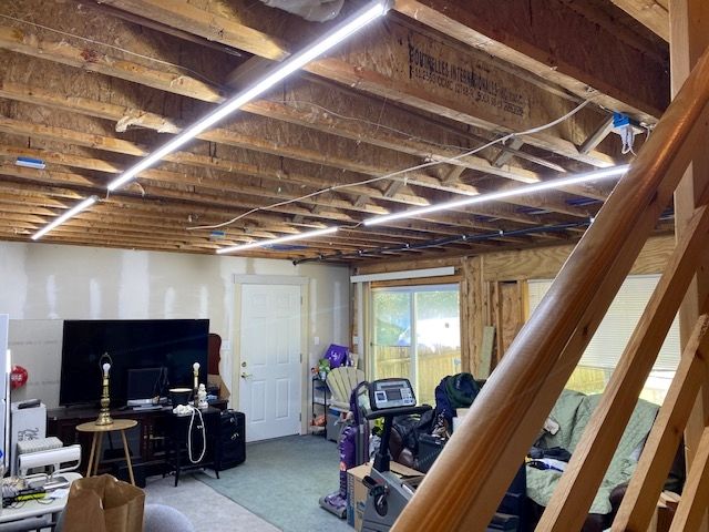Customer photo review of T8 8ft Integrated LED Tube Light 60W V Shape 6500K Clear, ETL Listed, Plug and Play, Linkable T8 8ft LED Bulbs for Garage, Warehouse, Shop