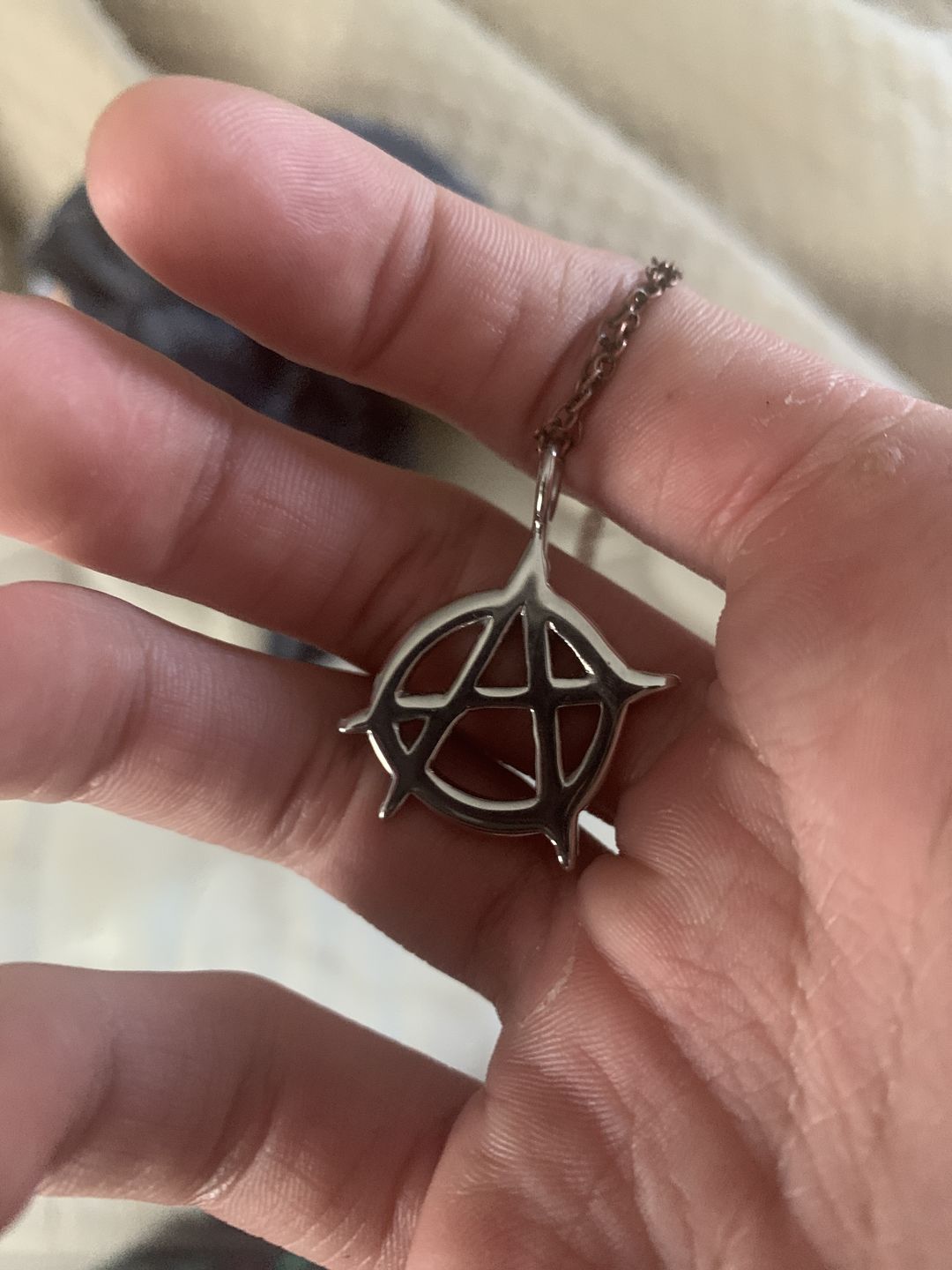 Customer photo review of ANARCHY PENDANT