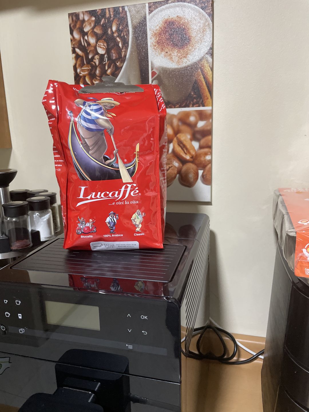 Customer photo review of Lucaffe Exquisit 1 kg Grano Entero