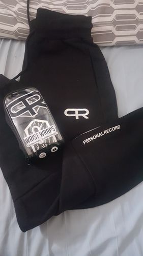 Customer photo review of PR Stripe Joggers- PR207- Black