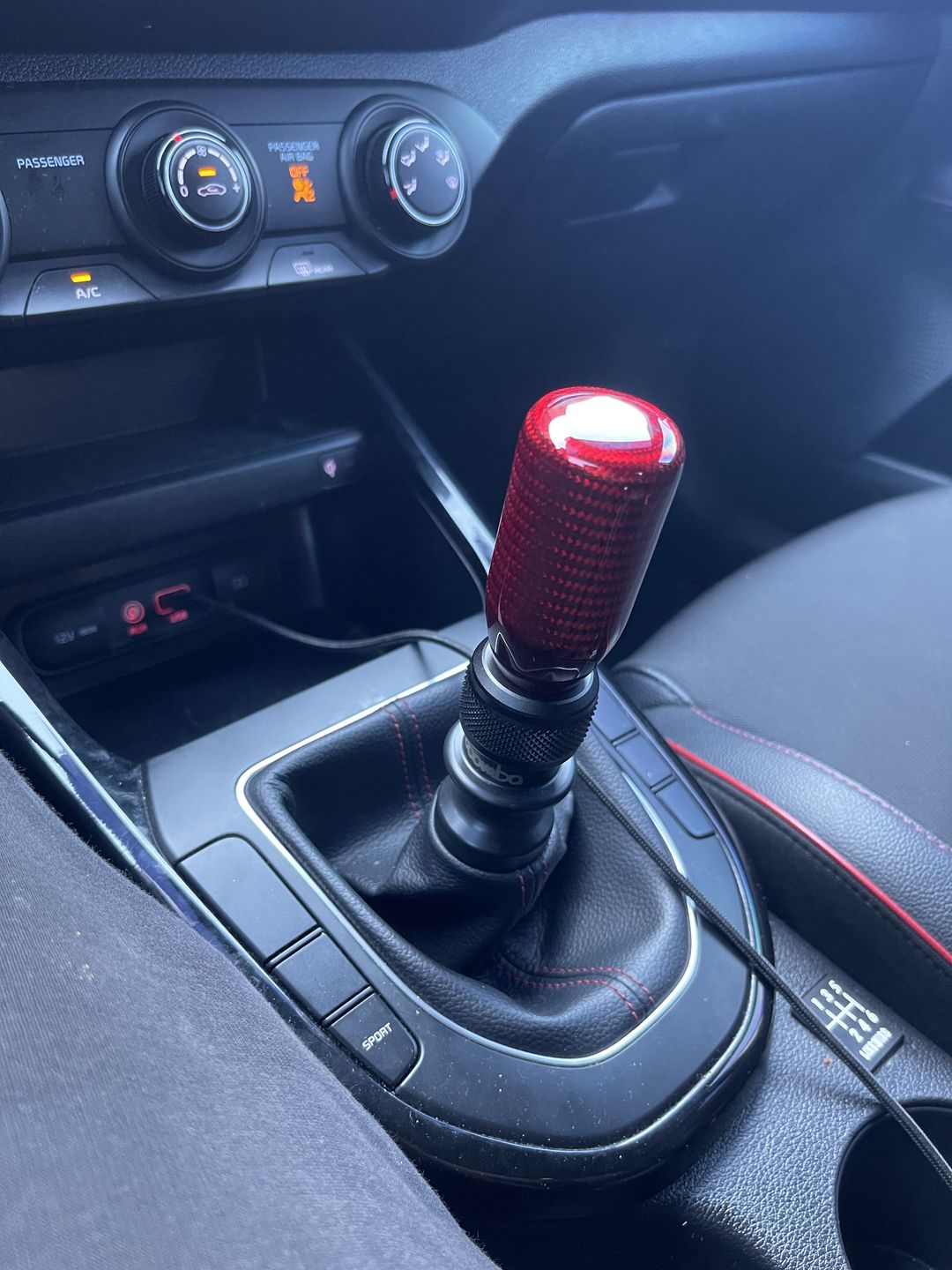 Customer photo review of Damaged Shift Knobs
