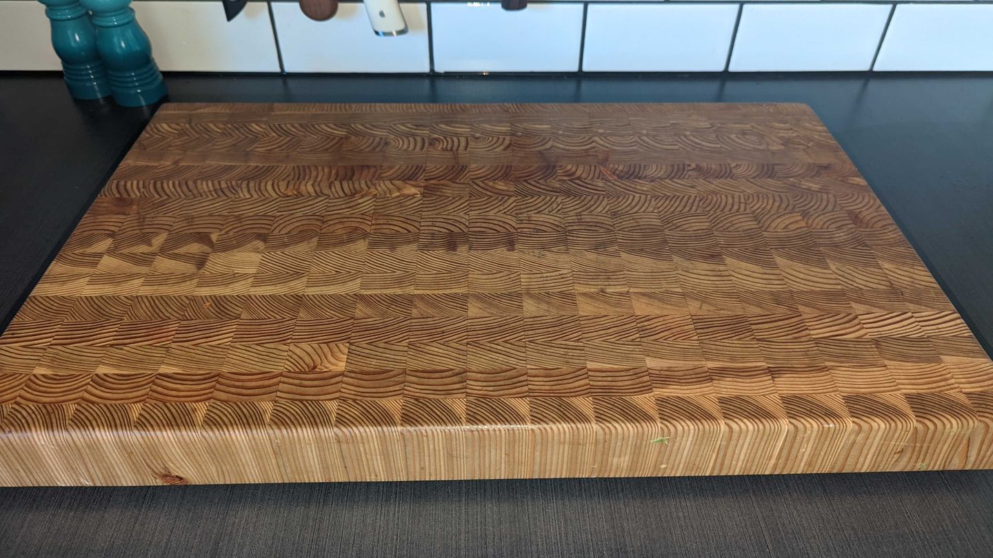 Customer photo review of Larchwood Cutting Board
