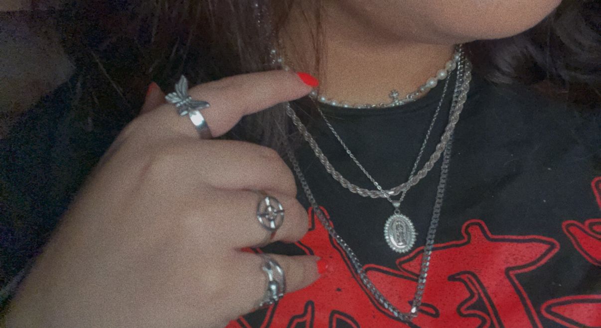 Customer photo review of ANARCHY PENDANT