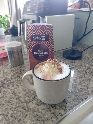 Customer photo review of Hot Chocolate - 20 Capsule Pack