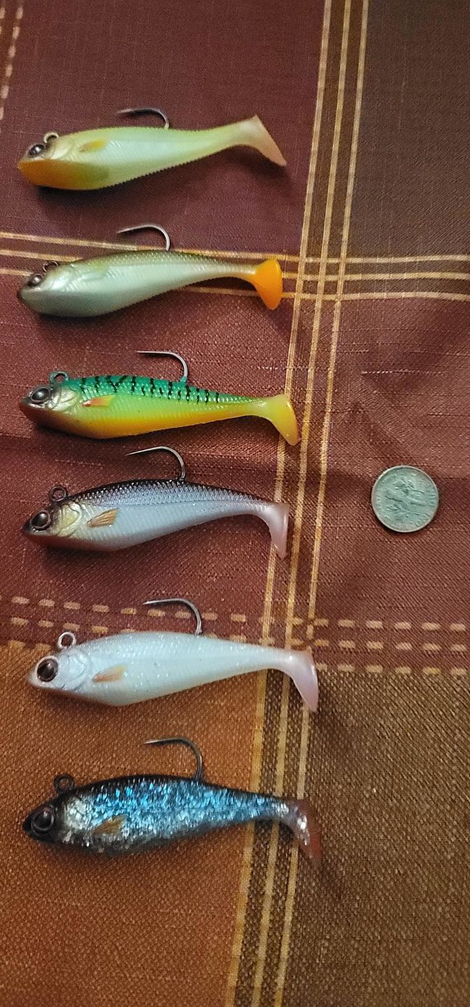 Customer photo review of Shad Swimbait Jih Head Paddle Tail Lure