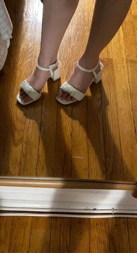 Customer photo review of Small Feet Square Toe Summer Sandals DS256