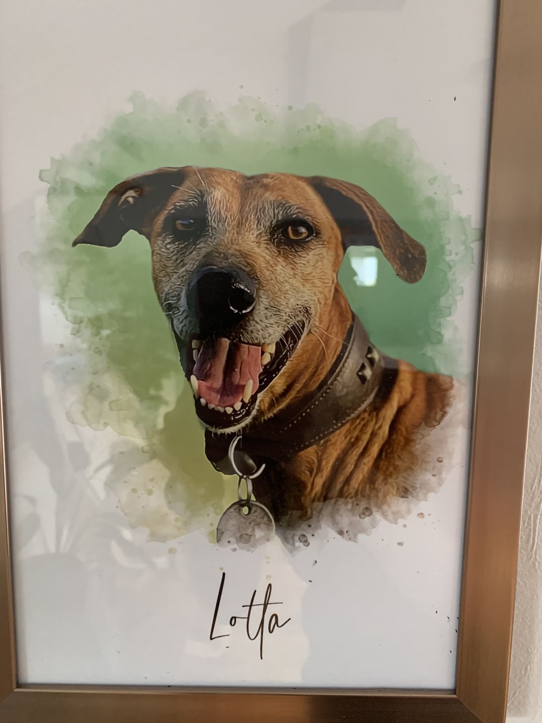 Customer photo review of Portrait deines Tieres im Wasserfarben-Stil