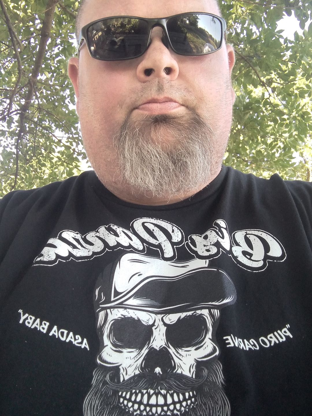 Customer photo review of Premium Big Panza Crew Chingon T-shirt