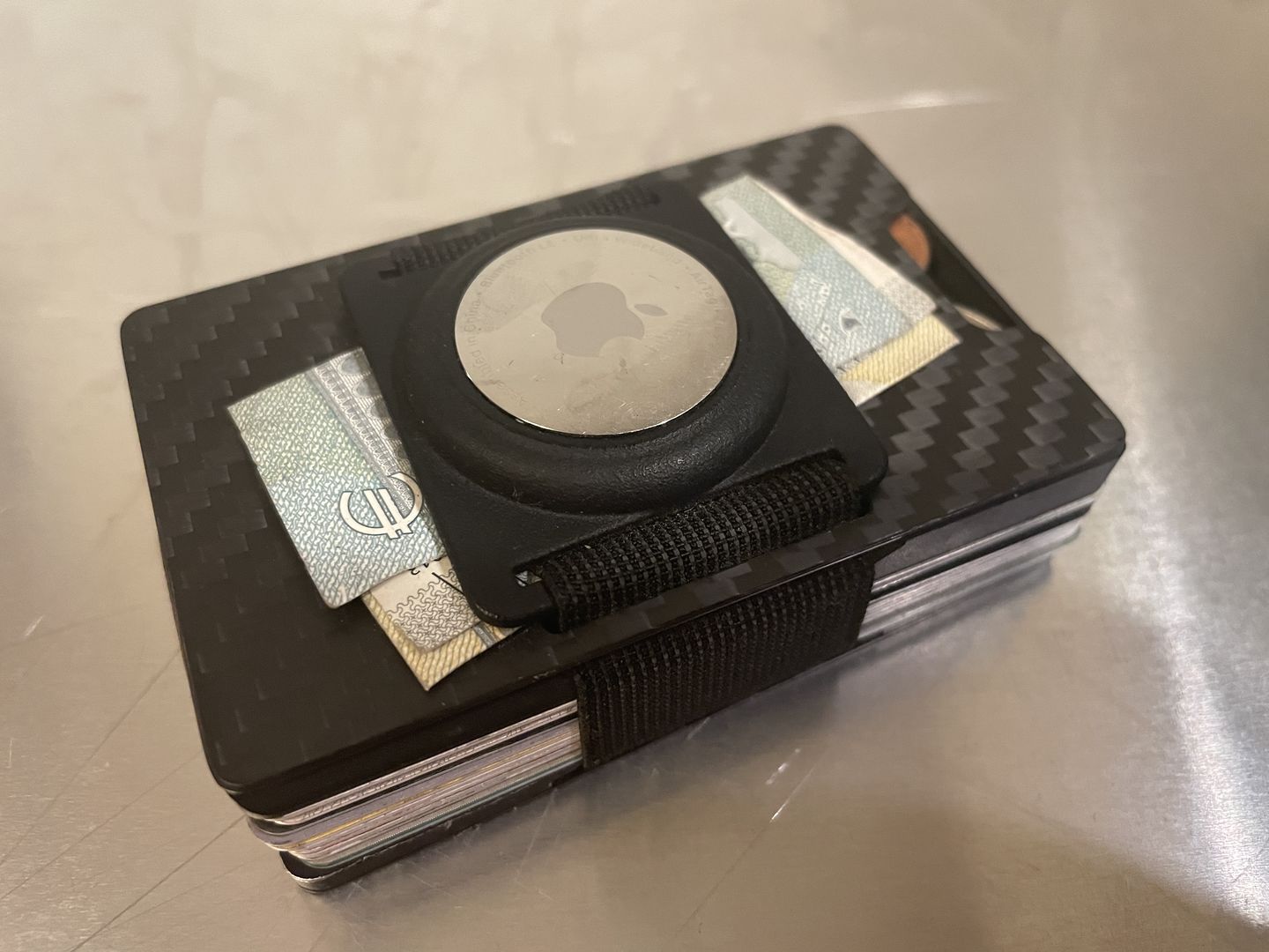 Customer photo review of 3D printed AirTag Cash Clip