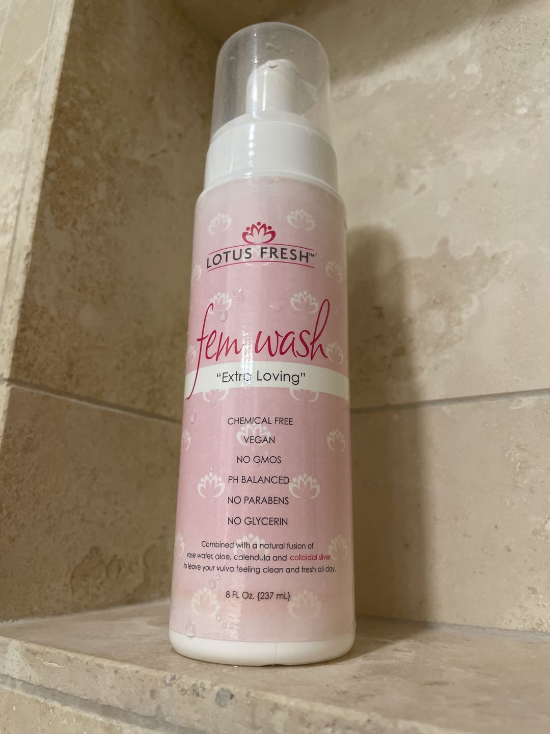 Customer photo review of Lotus Fresh Extra Loving Fem Wash