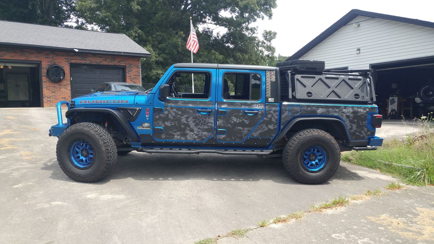 Customer photo review of MEK Removable Trail Armor: JT