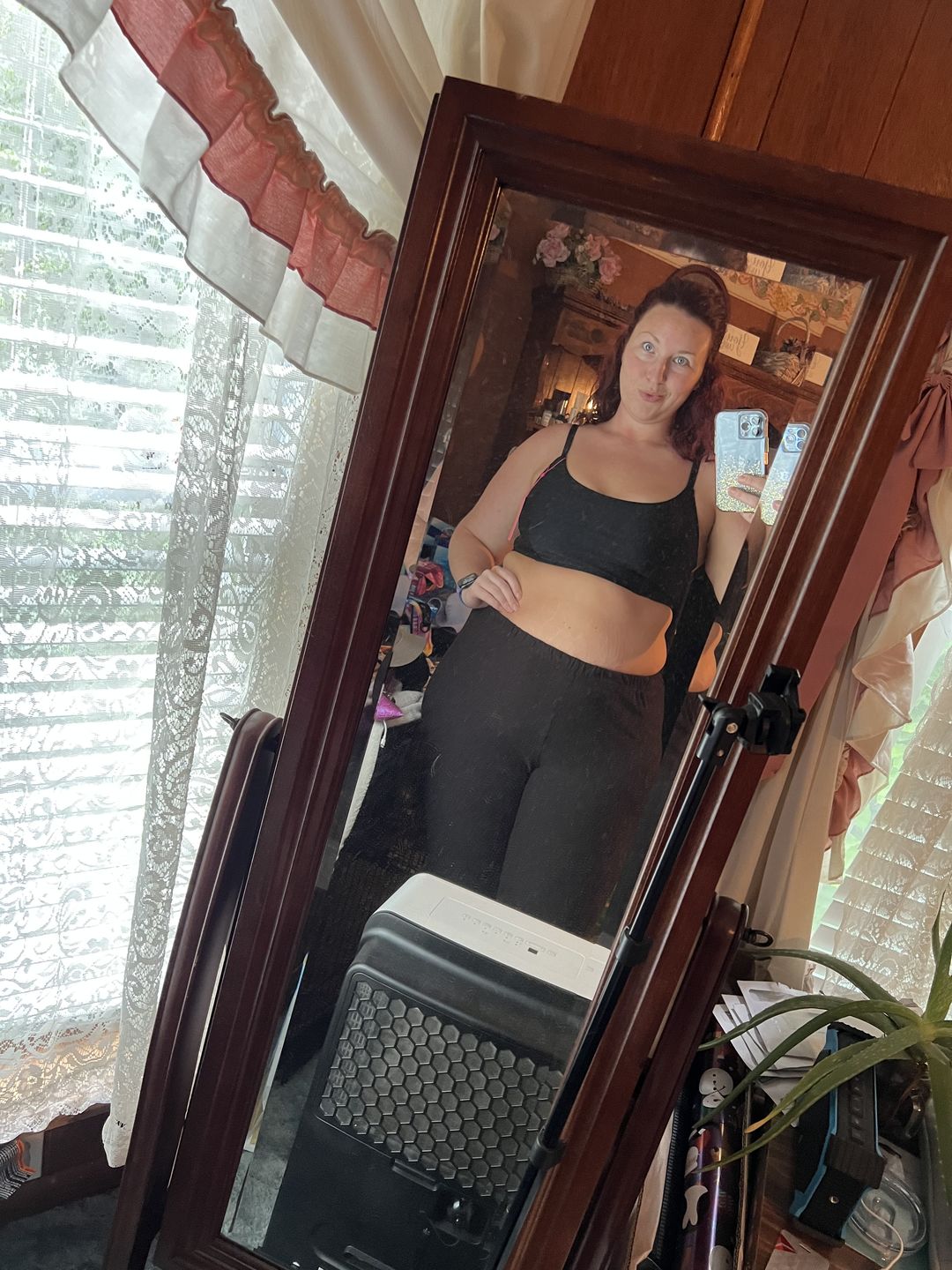 Customer photo review of Classic Black Scoop Top FINAL SALE