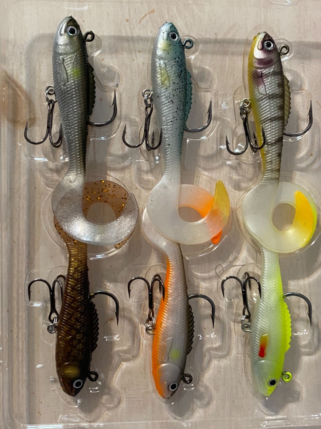 Customer photo review of Fishing Lures Lifelike Swimbait for Bass Trout Crappie