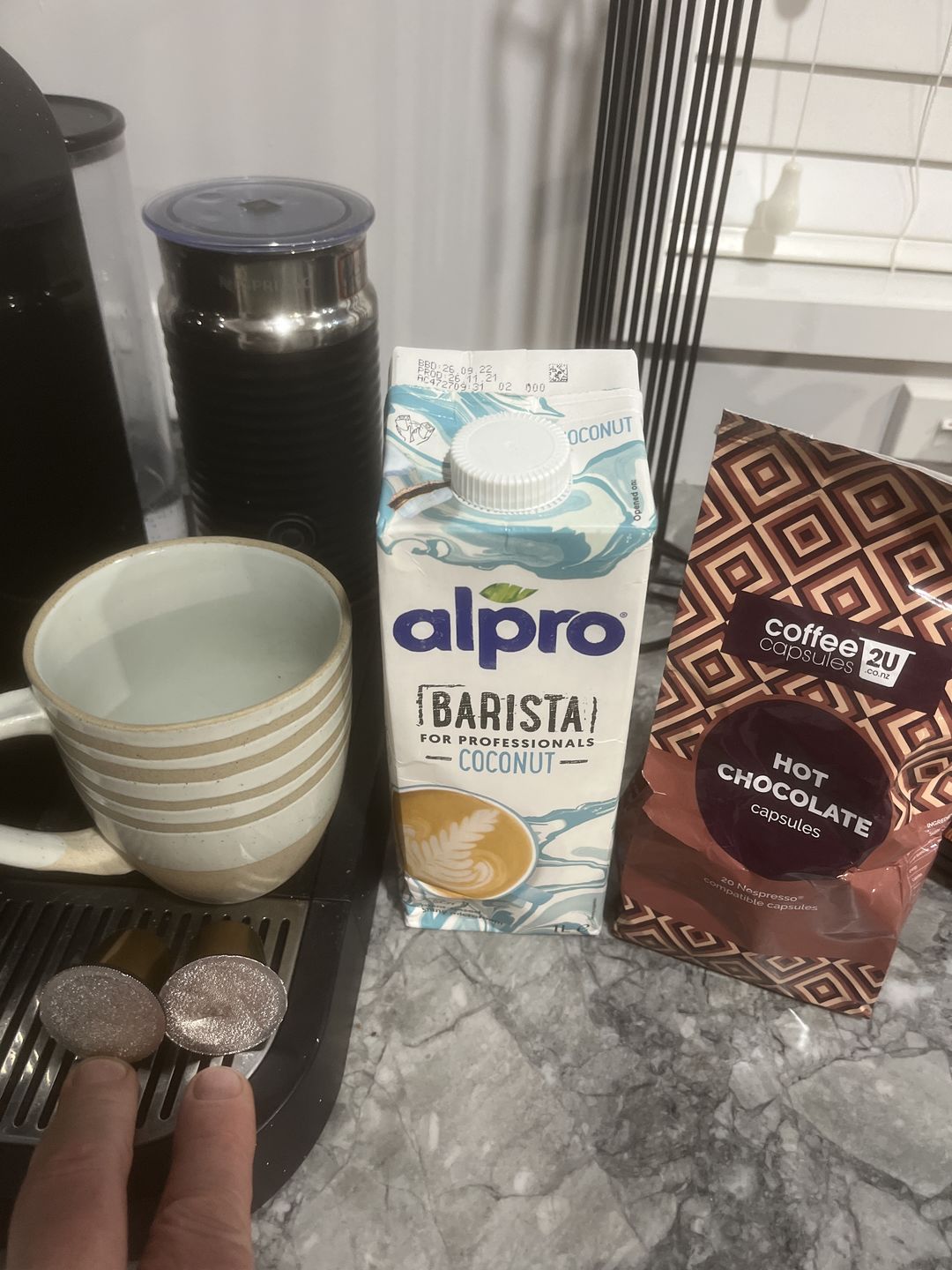 Customer photo review of Hot Chocolate - 20 Capsule Pack