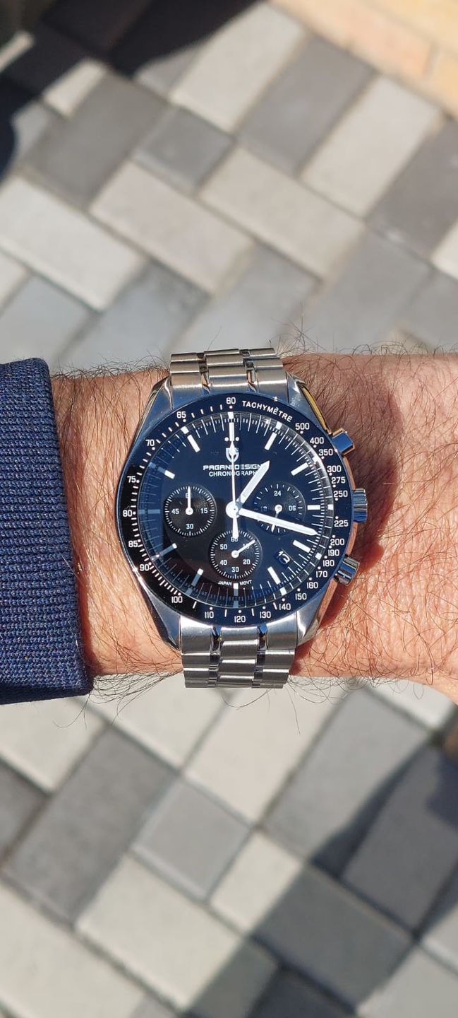 Customer photo review of Pagani Design PD-1701 "Speedmaster Moonwatch"
