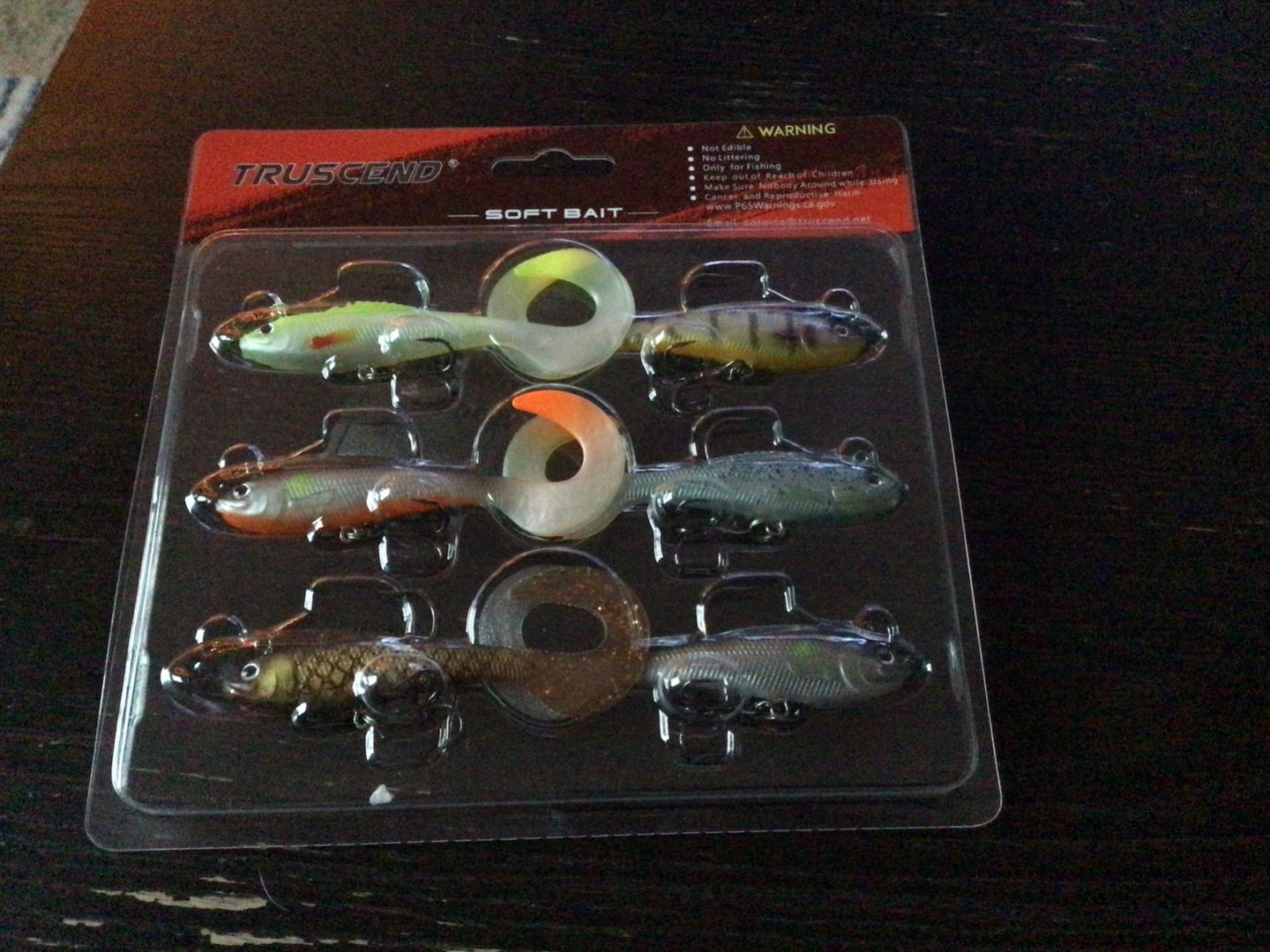 Customer photo review of Fishing Lures Lifelike Swimbait for Bass Trout Crappie