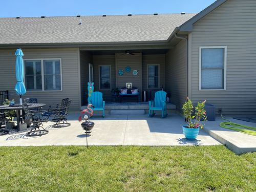 Customer photo review of Adirondack Porch Rocker Lakeside Collection
