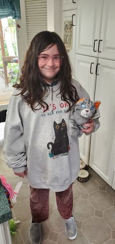 Customer photo review of It's OK To Ask For Help (Black Cat)