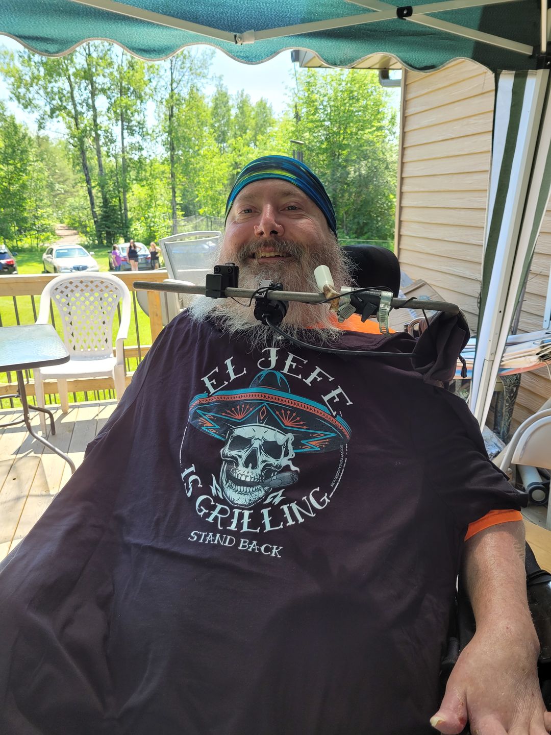 Customer photo review of Premium El Jefe Is Grilling OG Greaser Tee