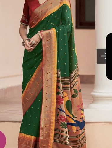 Customer photo review of Dandelion Yellow Kanjivaram Saree