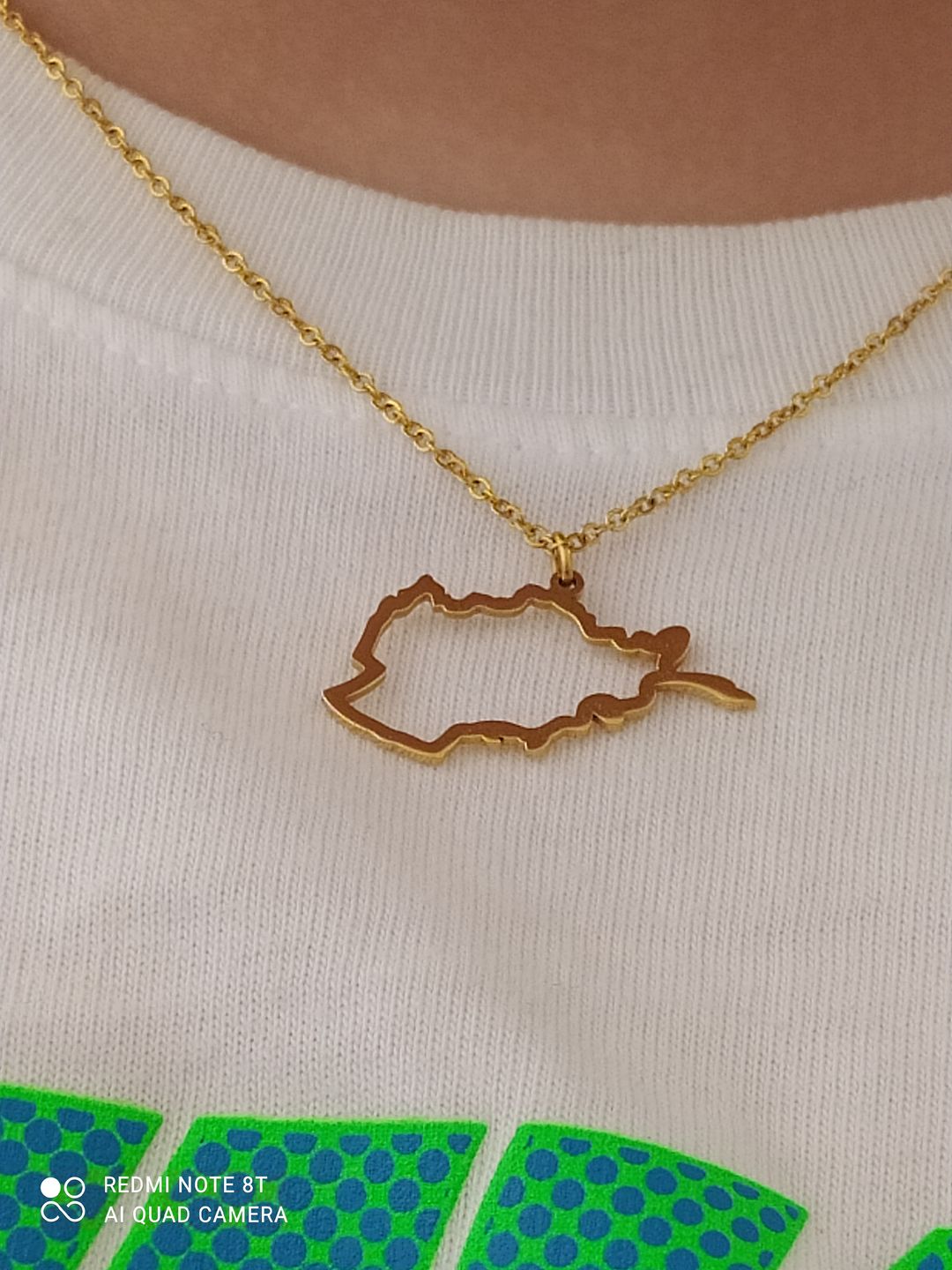 Customer photo review of Nations Kette | 18K vergoldet | Filigran