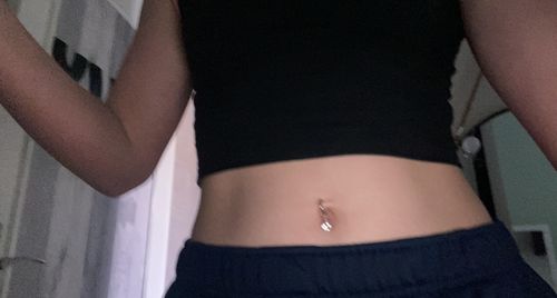 Customer photo review of Faux piercing Lisa