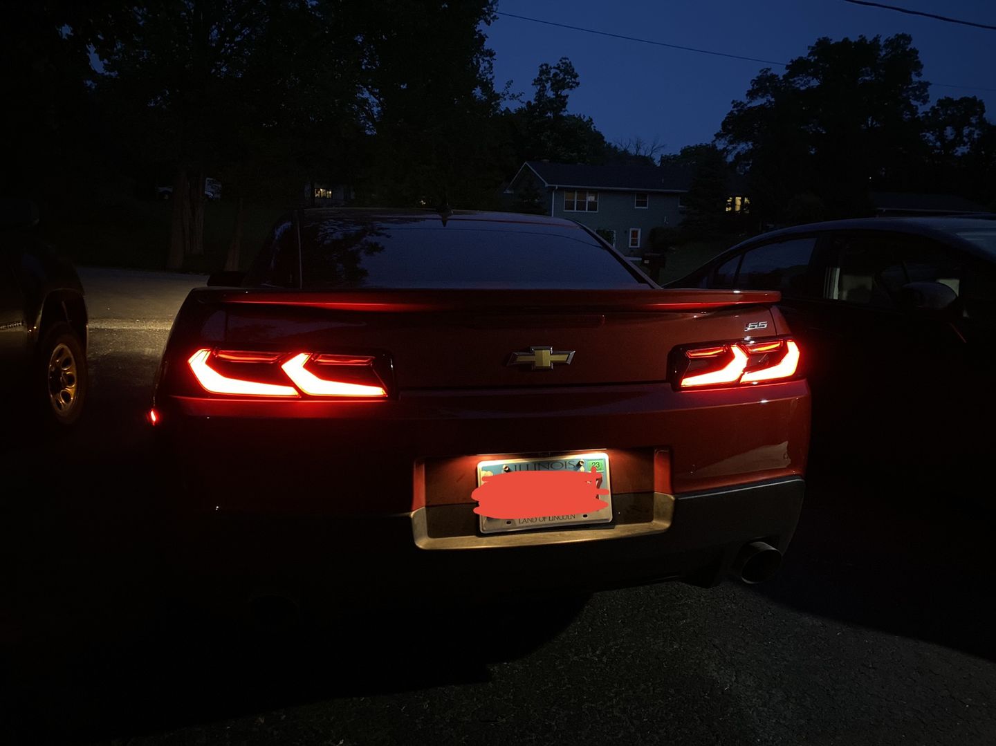 Customer photo review of 2014-2015 CHEVY CAMARO UMBRA LED TAILLIGHTS GLOSS BLACK/SMOKE LENS