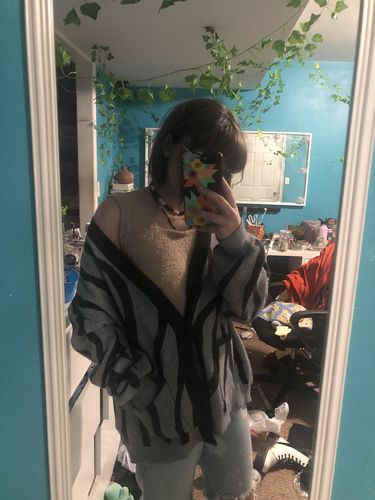 Customer photo review of Psychic Cardigan
