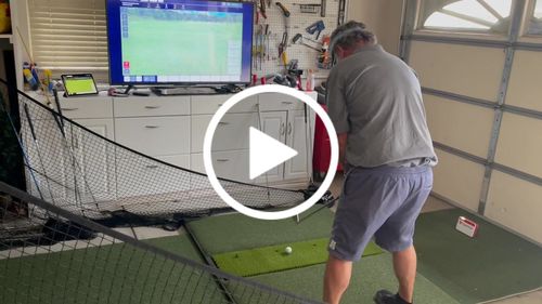Customer video review of Fiberbuilt 7'x4' Grass Series Single-Hitting Studio Golf Mat