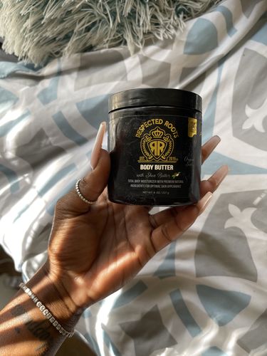 Customer photo review of Respected Roots Body Butter (Original Scent 8oz)