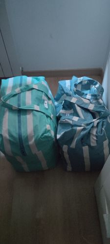 Customer photo review of Bolsa MyBigBag Rayas Verde