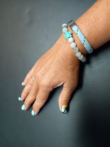 Customer photo review of "Turtle" tracking bracelet