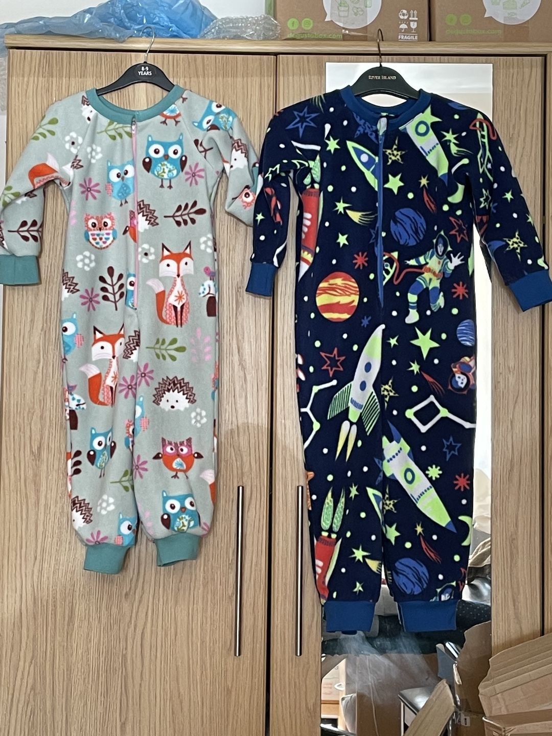 Customer photo review of Rockets in Outer Space Anti Pill Polar Fleece Fabric