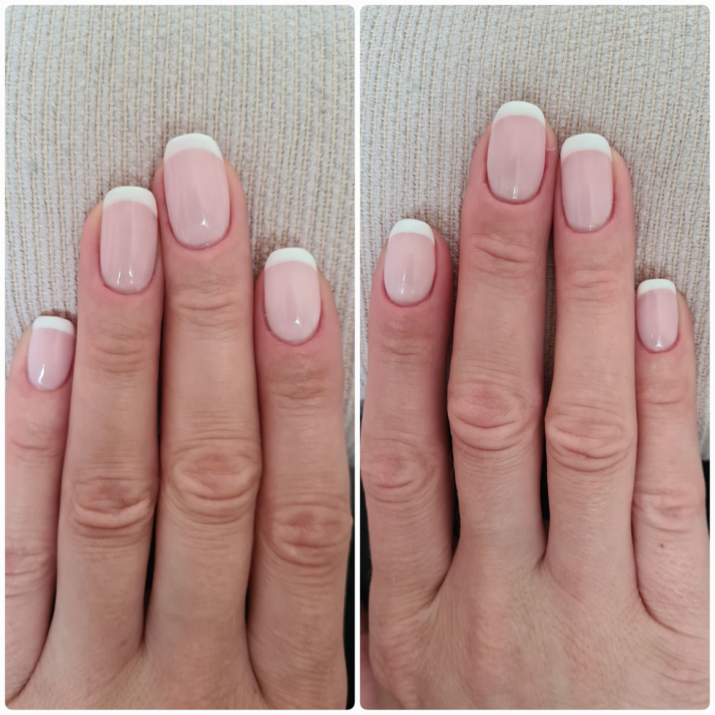Customer photo review of Semilac 051 French Beige Milk UV Gel Polish 7ml