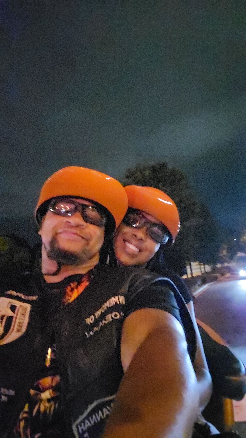 Customer photo review of Premium Baseball Cap Motorcycle Helmet