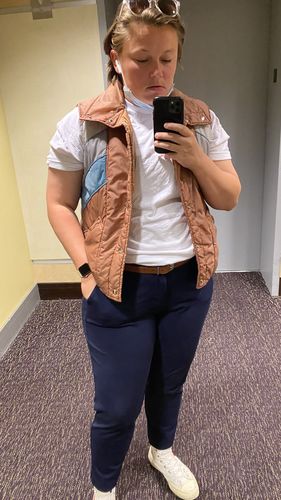 Customer photo review of Vintage Sigallo Vest Jacket Size Medium