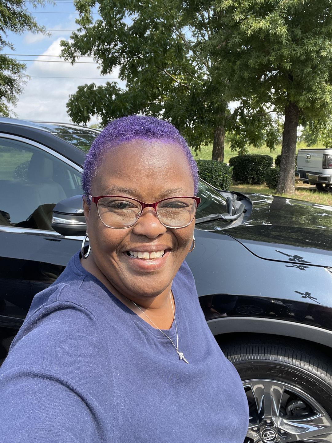 Customer photo review of Royal Purple - Mysteek Color Pop