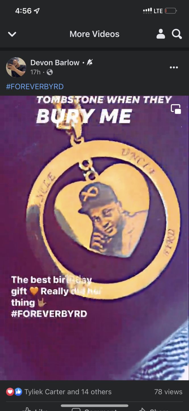 Customer photo review of Photo Engraved Heart Necklace