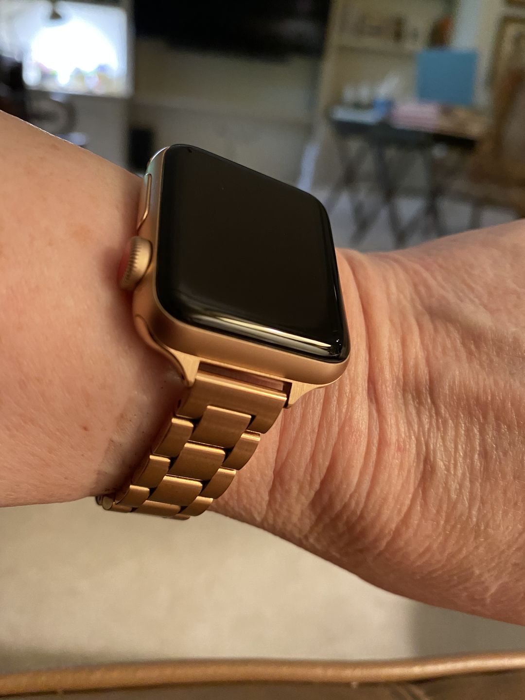 Customer photo review of Kyoto Metal Strap (4 Colours)