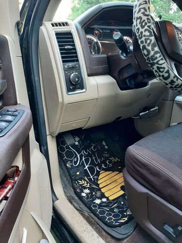 Customer photo review of Save The Bees Car Floor Mats Custom Car Accessories