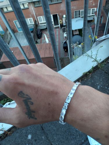 Customer photo review of BAGUETTEBOY. - 6MM WHITE GOLD