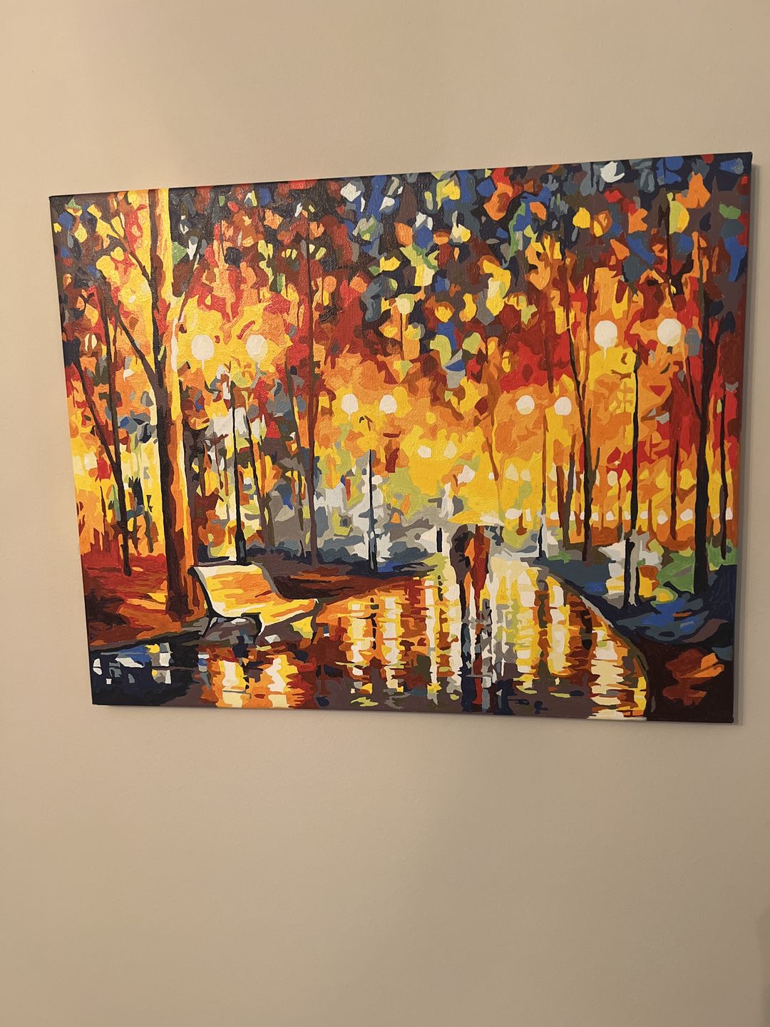Customer photo review of Pine Wood Canvas Frame Kit