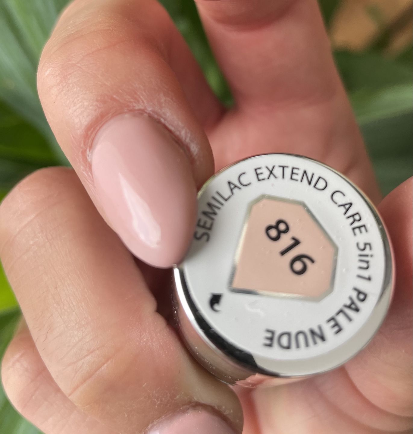 Customer photo review of Semilac Extend Care 5in1 816 Pale Nude 7ml